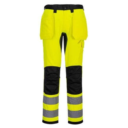 PORTWEST CD889YBR36 - Pantalon Holster HV Eco WX2, Jaune/Noir