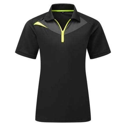 PORTWEST DX409BKRM - Polo Femme manches courtes DX4, Noir