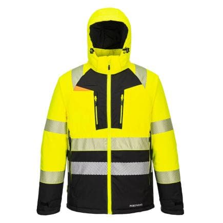 PORTWEST DX430YBRXL - Parka DX4 HV Classe 2, Jaune/Noir