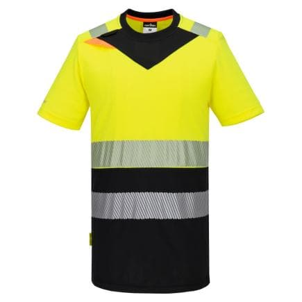 PORTWEST DX434YBRL - T-shirt DX4 HV classe 1, Jaune/Noir