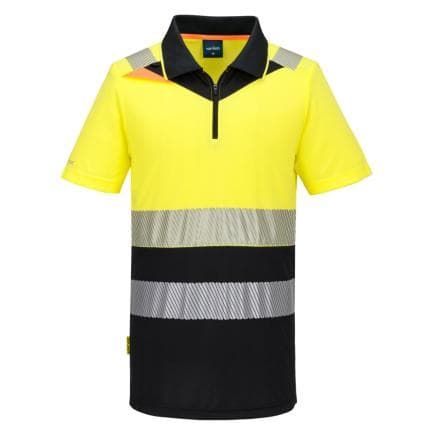 PORTWEST DX435YBRL - DX4 Polo HV classe 1, Jaune/Noir