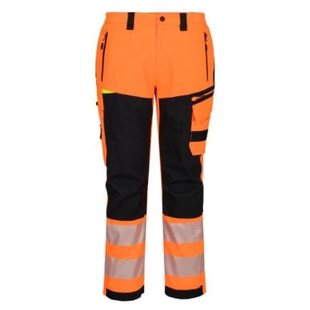 PORTWEST DX448OBR34 - Pantalon de pluie DX4 HV, Orange/Noir