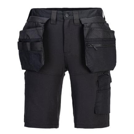 PORTWEST DX451BKR34 - DX4 Craft Holster Shorts, Noir