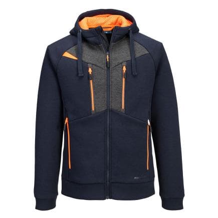 PORTWEST DX472DNRXXXL - Sweat à capuche zippé DX4, Marine Blu Foncé