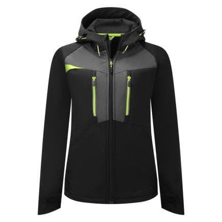PORTWEST DX486BKRL - Softshell femmes DX4 (3 couches), Noir