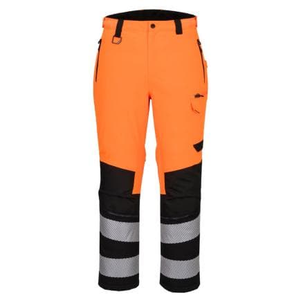 PORTWEST EV402OBRL - Pantalon d'expédition HV EV4, Orange/Noir