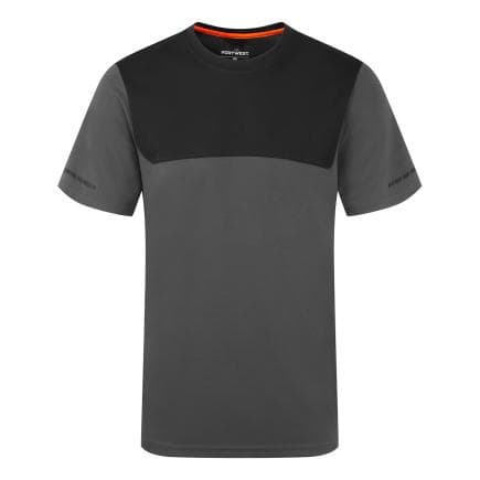 PORTWEST EV411MGRXXL - Tee shirt léger MC EV4, Gris Métal