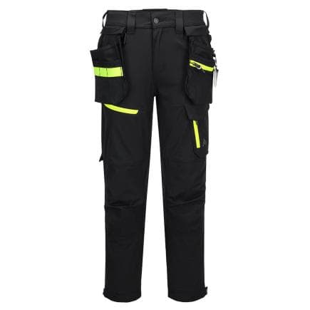 PORTWEST EV446BKS38 - Pantalon de travail stretch léger EV4 holsters amovibles, Noir Short