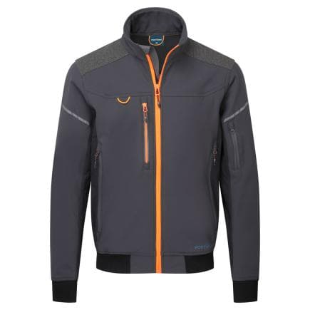 PORTWEST EV464MGTM - EV4 Softshell Bomber Jacket (3L), Gris Métal Tall