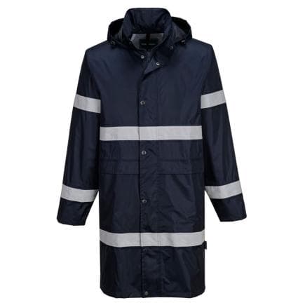 PORTWEST F437NVRL - Veste de pluie Iona 100cm, Marine Blu