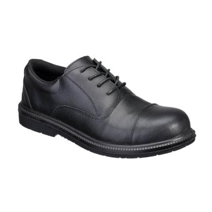 PORTWEST FD18BKR48 - Chaussure de direction en cuir Steel Action S3 SR FO, Noir
