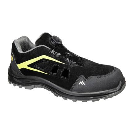 PORTWEST FE06BGN43 - Sandale composite S1 ESD SR FO, Noir/Vert