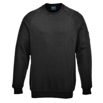 PORTWEST FR12BKRXS - Sweatshirt Modaflame, Noir