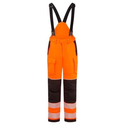 PORTWEST FR426OBRL - Pantalon d'hiver + pluie PW3 Modaflame HV, Orange/Noir