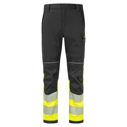PORTWEST FR450YBR32 - Pantalon PW3 Modaflame HV Classe 1, Jaune/Noir