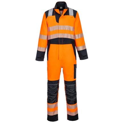 PORTWEST FR509ONRXXXL - Combinaison Modaflame PW3 HV, Orange/Marine Blu