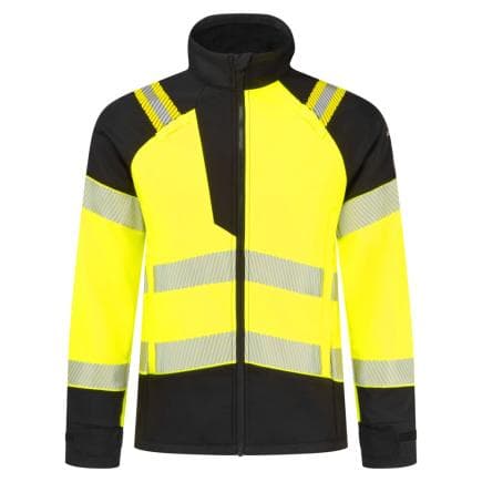 PORTWEST FR718YBRM - Softshell multirisques HV PW3, Jaune/Noir