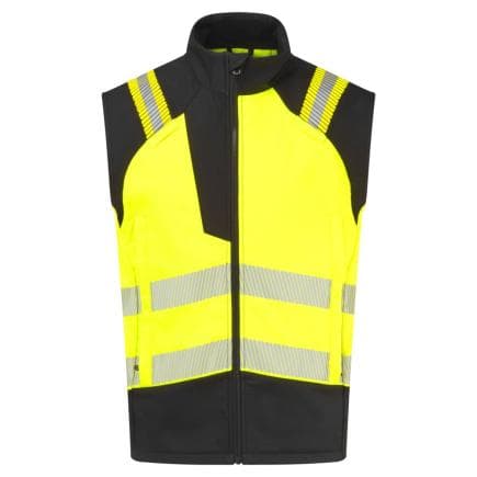 PORTWEST FR719YBRL - Gilet softshell FR Modaflame HV PW3, Jaune/Noir