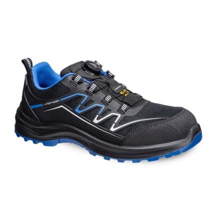 PORTWEST FT32BKB46 - Basket composite S1PS ESD SR FO, Noir/Bleu