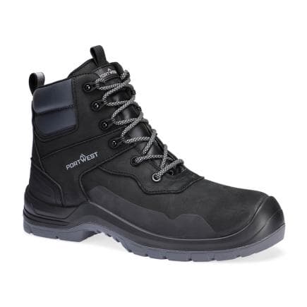 PORTWEST FV06BKR42 - Bottine de cheville en nubuck composite S7L LG FO SR SC, noire