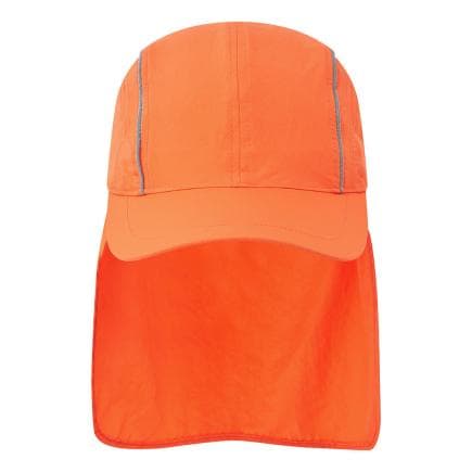 PORTWEST HA22ORR - Casquette de protection solaire respirante, Orange