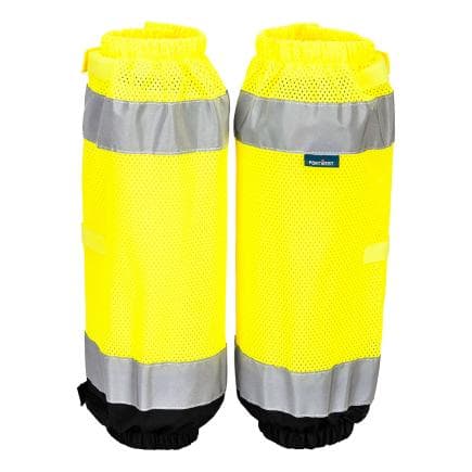 PORTWEST HV389YBR - Guêtres HV contrastées, Jaune/Noir