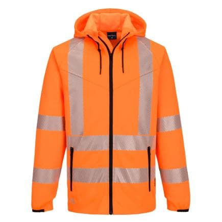 PORTWEST KX303ORRL - Sweat à capuche zippé HV KX3, Orange