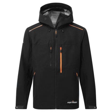 PORTWEST S385BKRXL - Veste de pluie imper-respirante, Noir