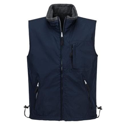 PORTWEST S418NVRL - Bodywarmer RS Reversible, Marine Blu