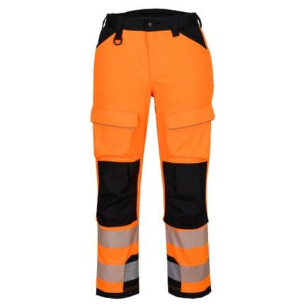 PORTWEST T142OBR32 - Pantalon travail en hauteur HV PW3, Orange/Noir