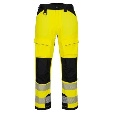PORTWEST T142YBR34 - Pantalon travail en hauteur HV PW3, Jaune/Noir