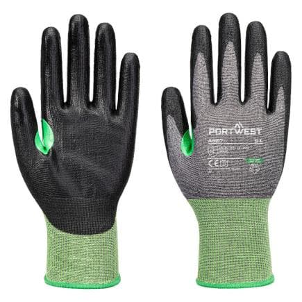 PORTWEST A637G8RXL - Gant anti-coupures CS C18 PU, Gris/Noir