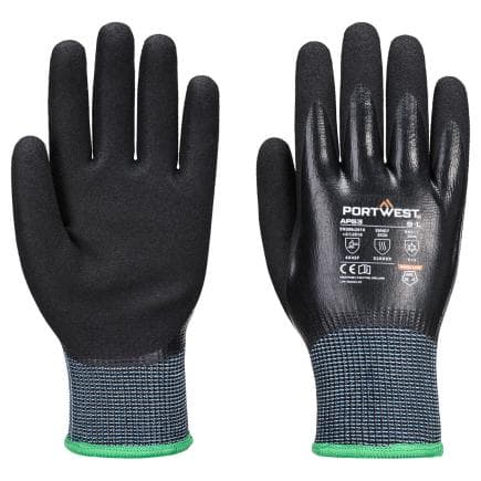 PORTWEST AP53BKRXL - Gant Cold F15 Nitrile Aqua Cut, Noir