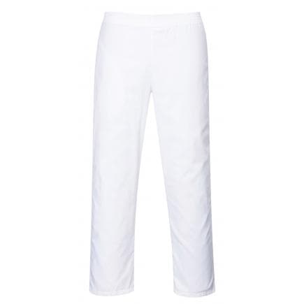 PORTWEST 2208WHRM - Pantalon taille elastiquée, blanc