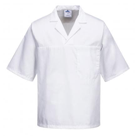 PORTWEST 2209WHRM - Tunique manches courtes, blanc