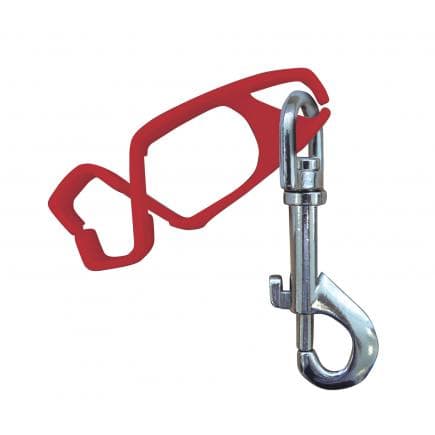 PORTWEST A001RER - Clip pour gant, rouge