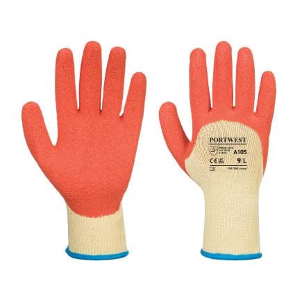 PORTWEST A105Y1RXL - Gant extra grip, jaune/orange (lot multiple)