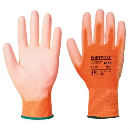 PORTWEST A120O1RXS - Gant enduit PU, orange (lot multiple)