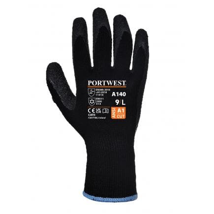 PORTWEST A140K8RXL - Gant Thermo Grip, noir (lot multiple)