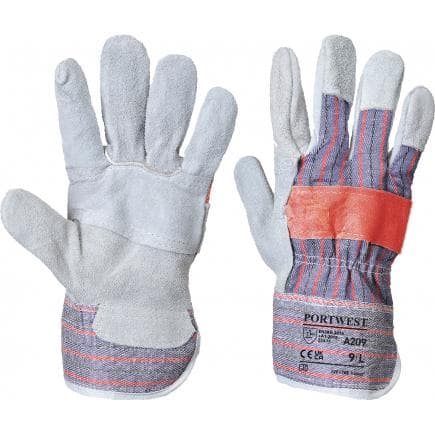 PORTWEST A209GRRXL - Gant docker canadien classique, gris