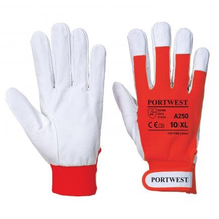 PORTWEST A250RERXL - Tergsus glove, rouge (lot multiple)