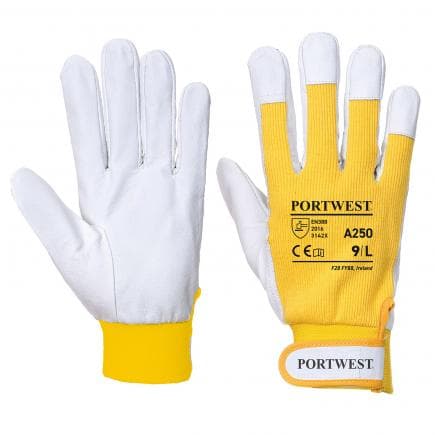 PORTWEST A250YERL - Tergsus glove, jaune (lot multiple)