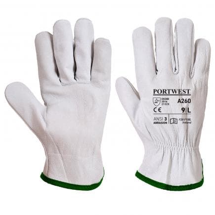 PORTWEST A260GRRXL - Gant Driver cuir oves, gris