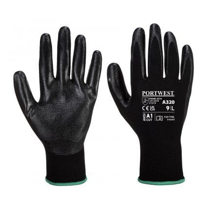 PORTWEST A320BKRXL - Gant Dexti-Grip, noir (lot multiple)