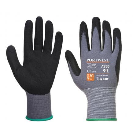 PORTWEST A350BKRS - Gant dermiflex, noir (lot multiple)