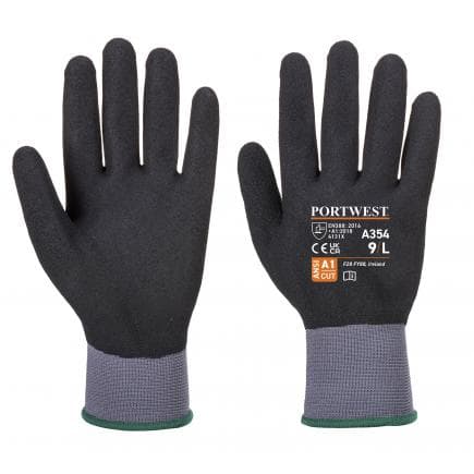 PORTWEST A354K8RXL - Gant mousse pu/nitrile Dermiflex Ultra Pro, noir