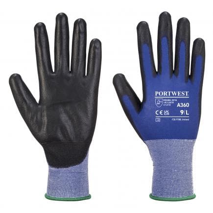 PORTWEST A360B8RS - Gant Senti-Flex, bleu/noir (lot multiple)