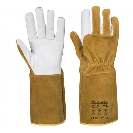 PORTWEST A521BRRL - Gant soudeur TIG Ultra, brun