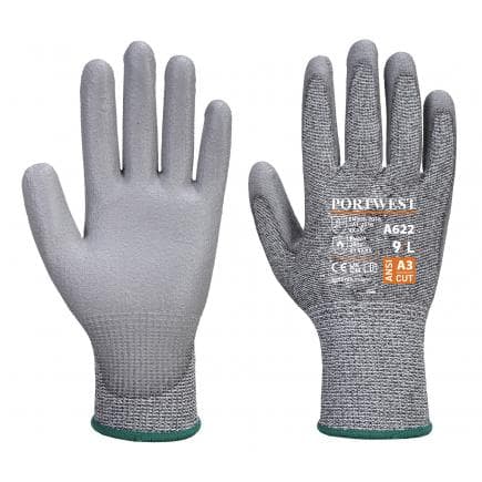 PORTWEST A622G7RXL - Gant paume PU coupure c, gris