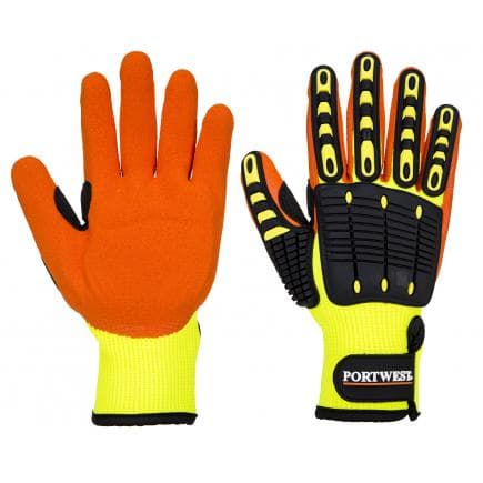 PORTWEST A721Y1RM - Gant anti impact grip, jaune/orange
